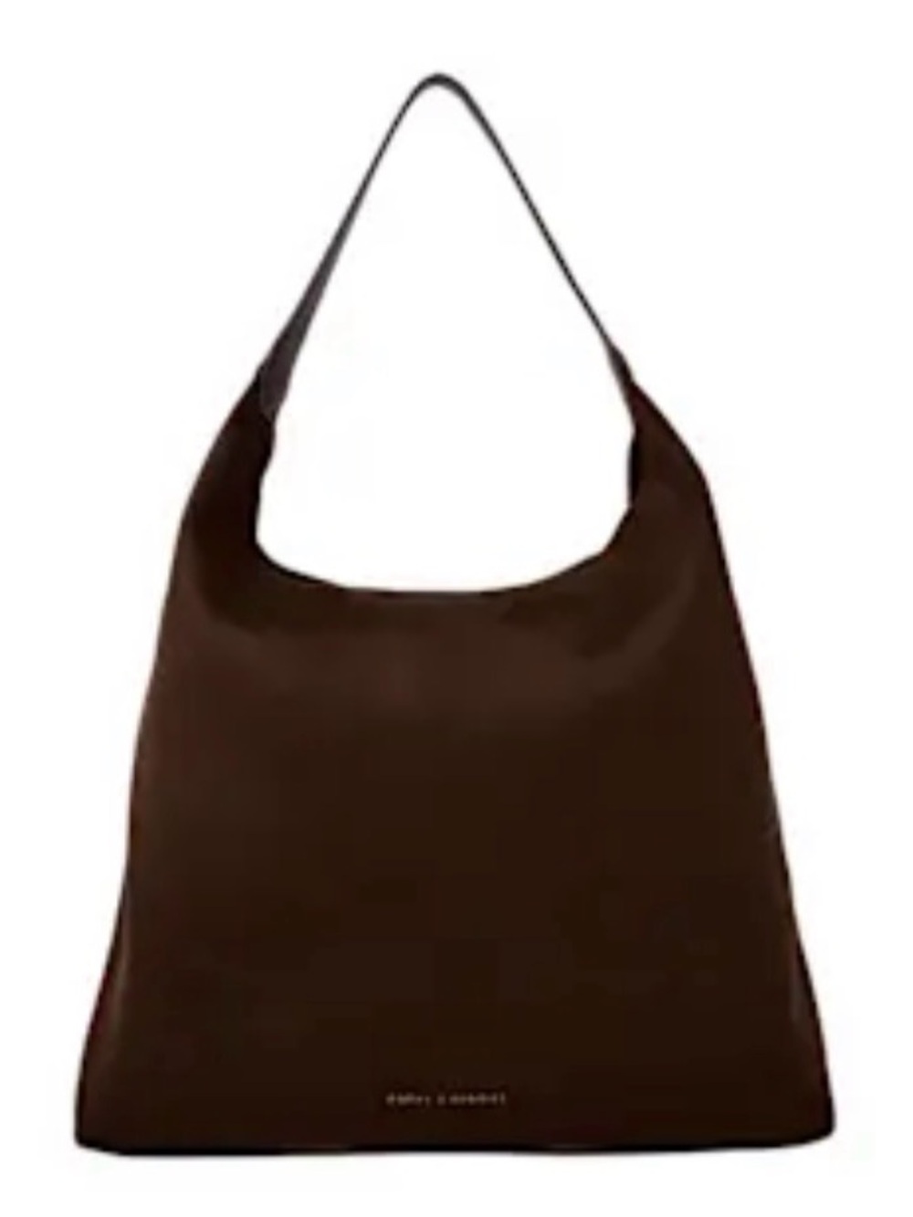 Poppy & Peonies Espresso Aurora Hobo Bag